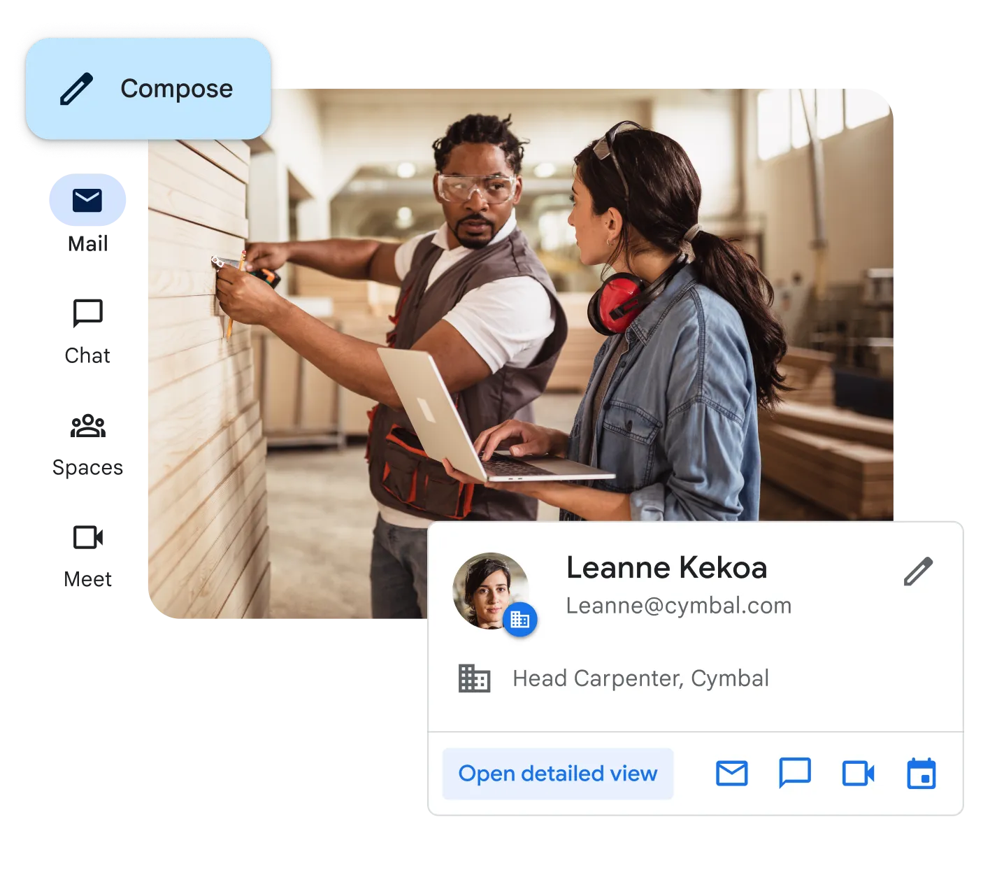 Gmail Google Workspace integratsiyasi