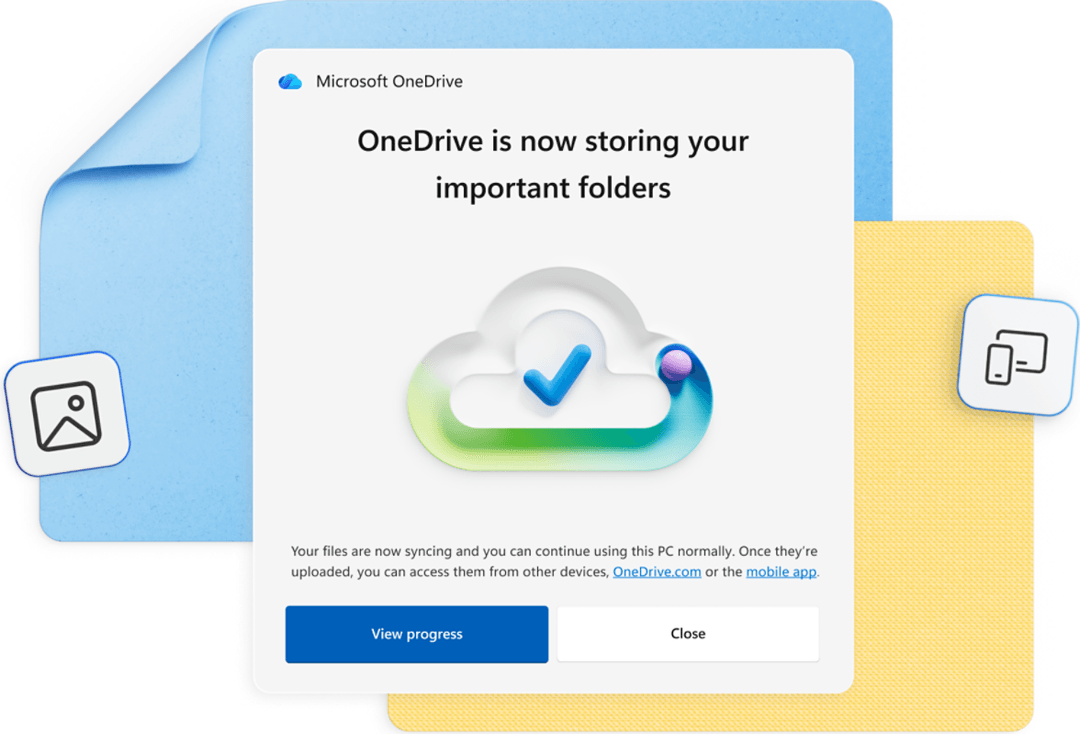 Microsoft OneDrive bulutli xotira interfeysi