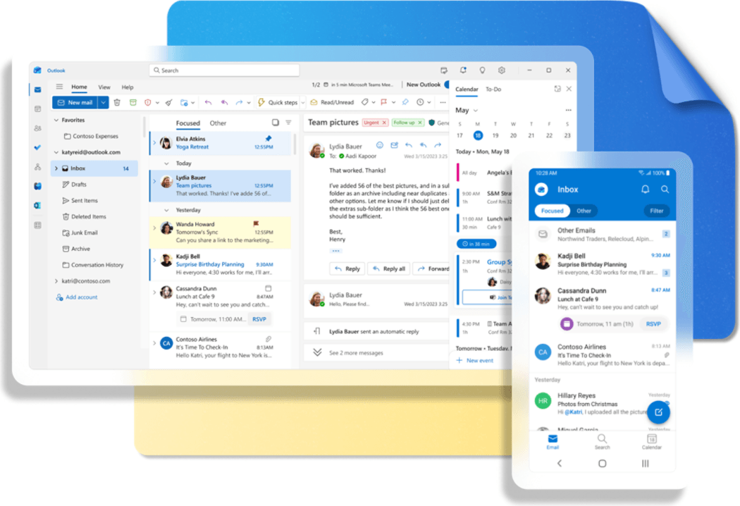 Microsoft Windows 11 ish stoli va biznes muhiti